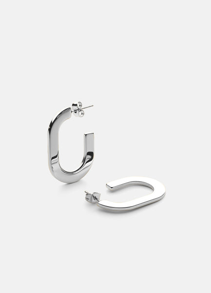 Earrings | Glam | Polished Steel - STOCKHOLM 