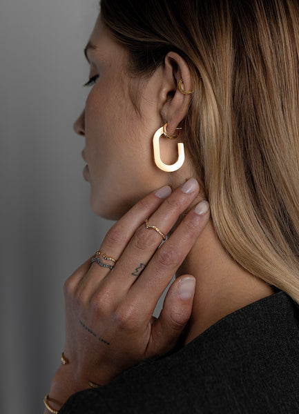Earrings | Glam | Gold Plated - STOCKHOLM 