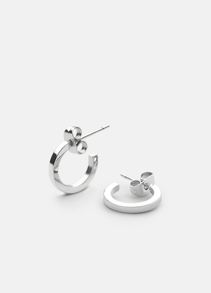 Earrings | SB | Polished Steel - STOCKHOLM 