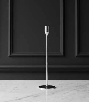 Candlestick | Nattlight | Silver | Large - STOCKHOLM 