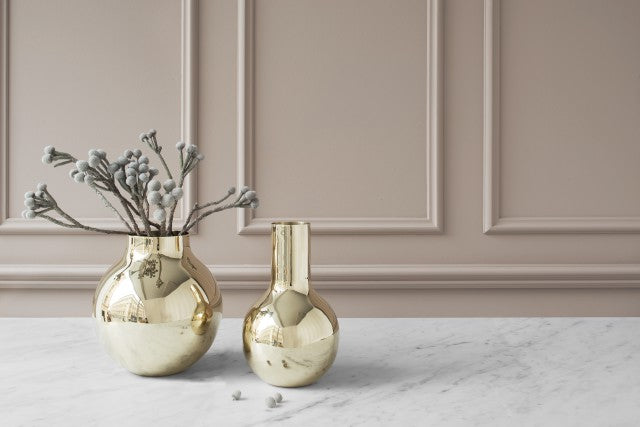 Vase | Boule | Polished Brass | Large - STOCKHOLM 