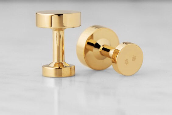 Cufflinks | Icon | Model 1 | Gold Plated - STOCKHOLM 