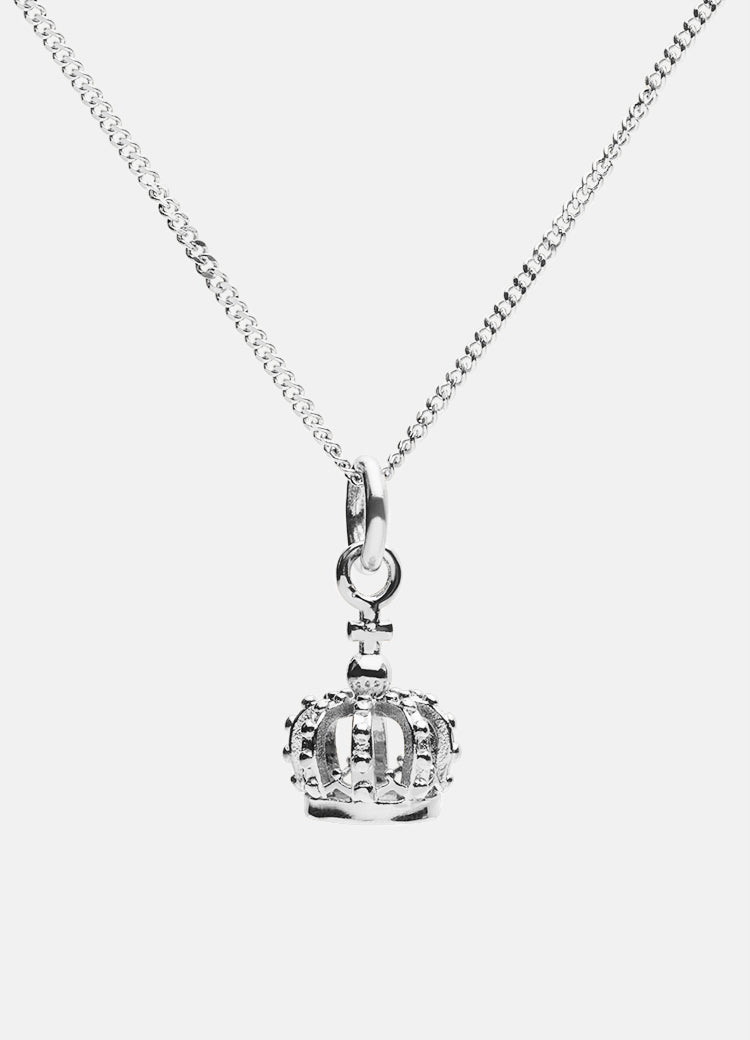 Necklace | The Crown | Polished Steel - STOCKHOLM 