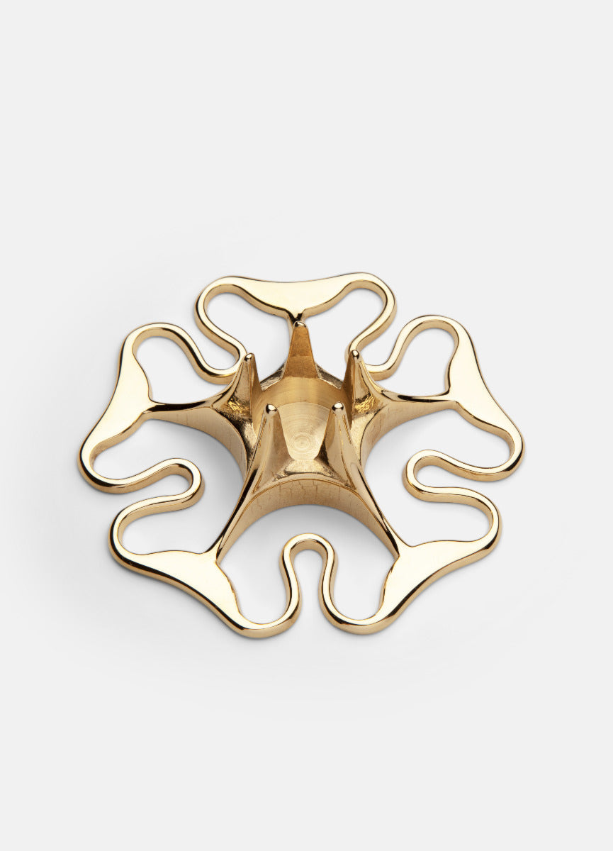 Candlestick | The Skultuna Rose | Gold