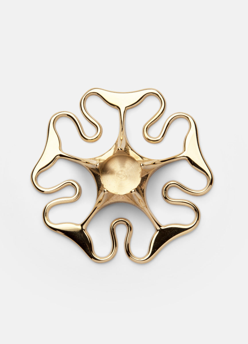 Candlestick | The Skultuna Rose | Gold