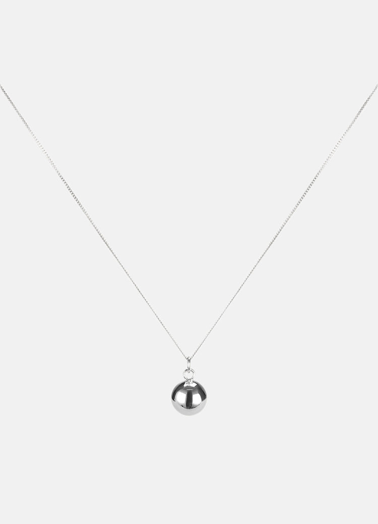 Necklace | The Ball | Polished Steel - STOCKHOLM 