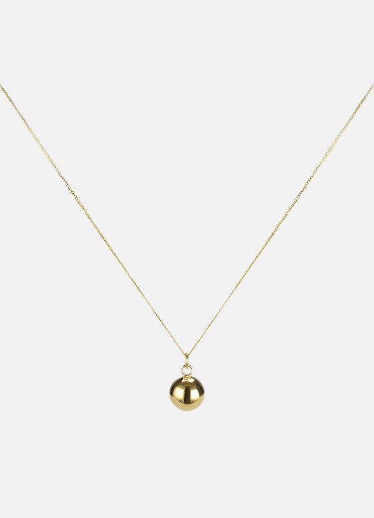 Necklace | The Ball | Gold Plated - STOCKHOLM 