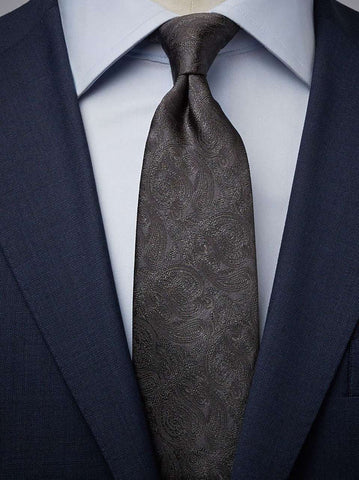 Tie | Formal Dark Grey 8 cm | Silk