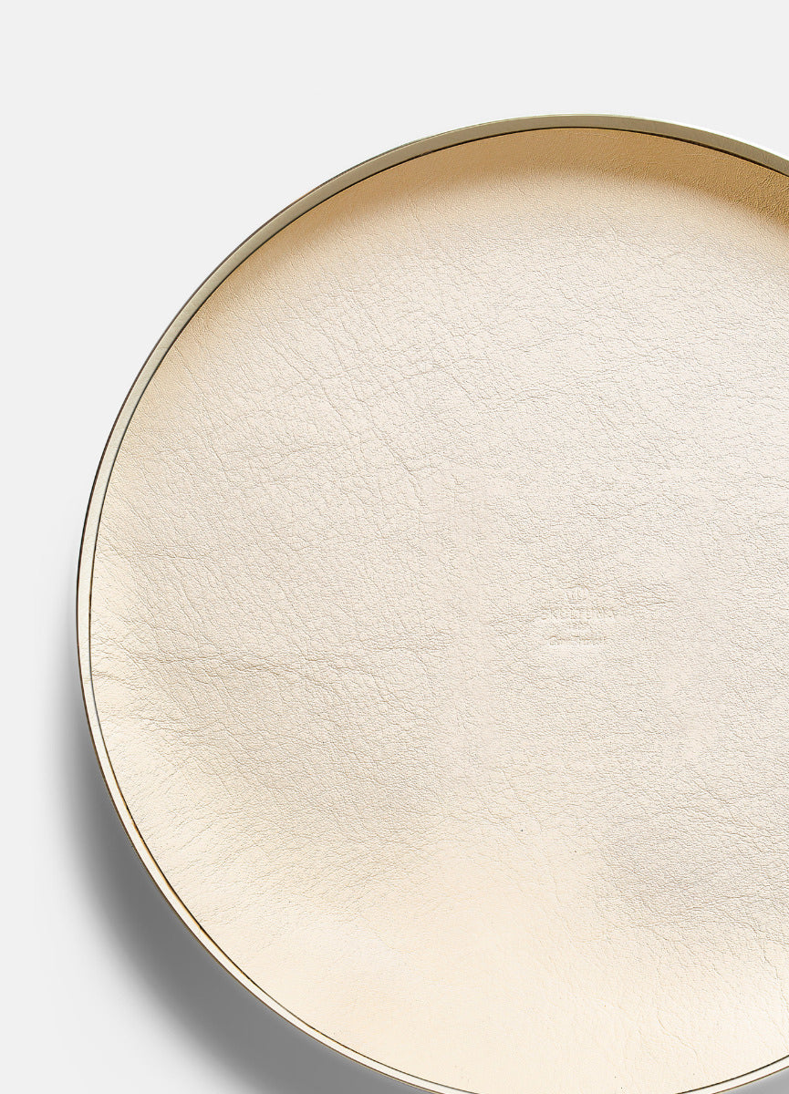 Tray | Karui | White Leather | Large - STOCKHOLM 