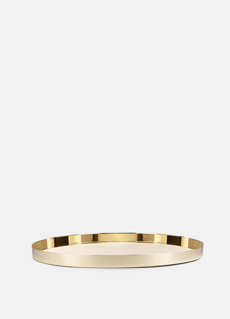 Tray | Karui | White Leather | Extra Large - STOCKHOLM 