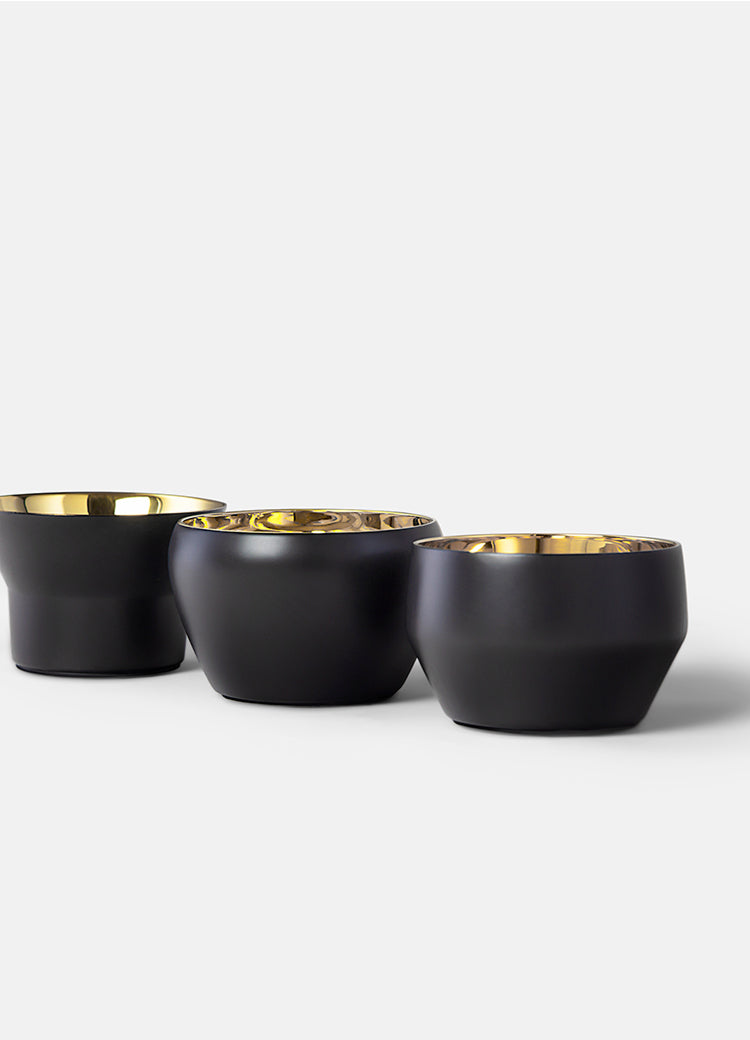 Candle Holder Kin | Set of 3 | Black - STOCKHOLM 