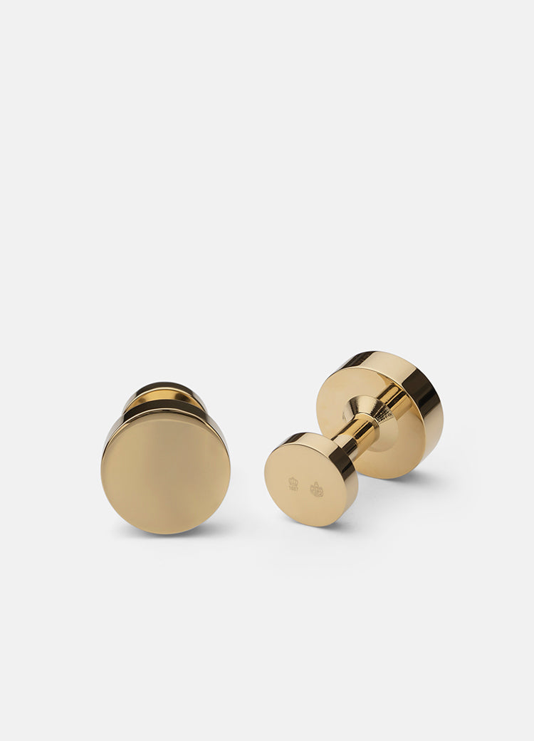 Cufflinks | Icon | Model 1 | Gold Plated - STOCKHOLM 