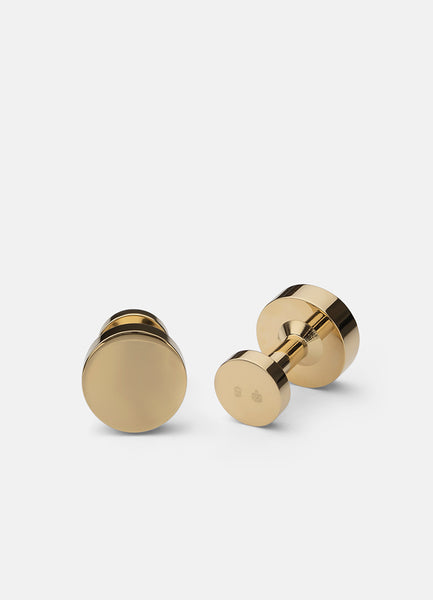 Cufflinks | Icon | Model 1 | Gold Plated - STOCKHOLM 