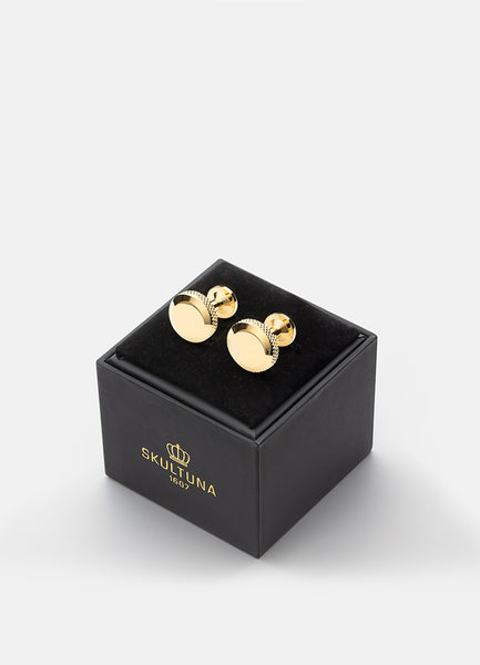 Cufflinks | Icon | Model 8 | Gold Plated - STOCKHOLM 