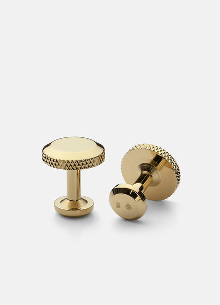 Cufflinks | Icon | Model 8 | Gold Plated - STOCKHOLM 