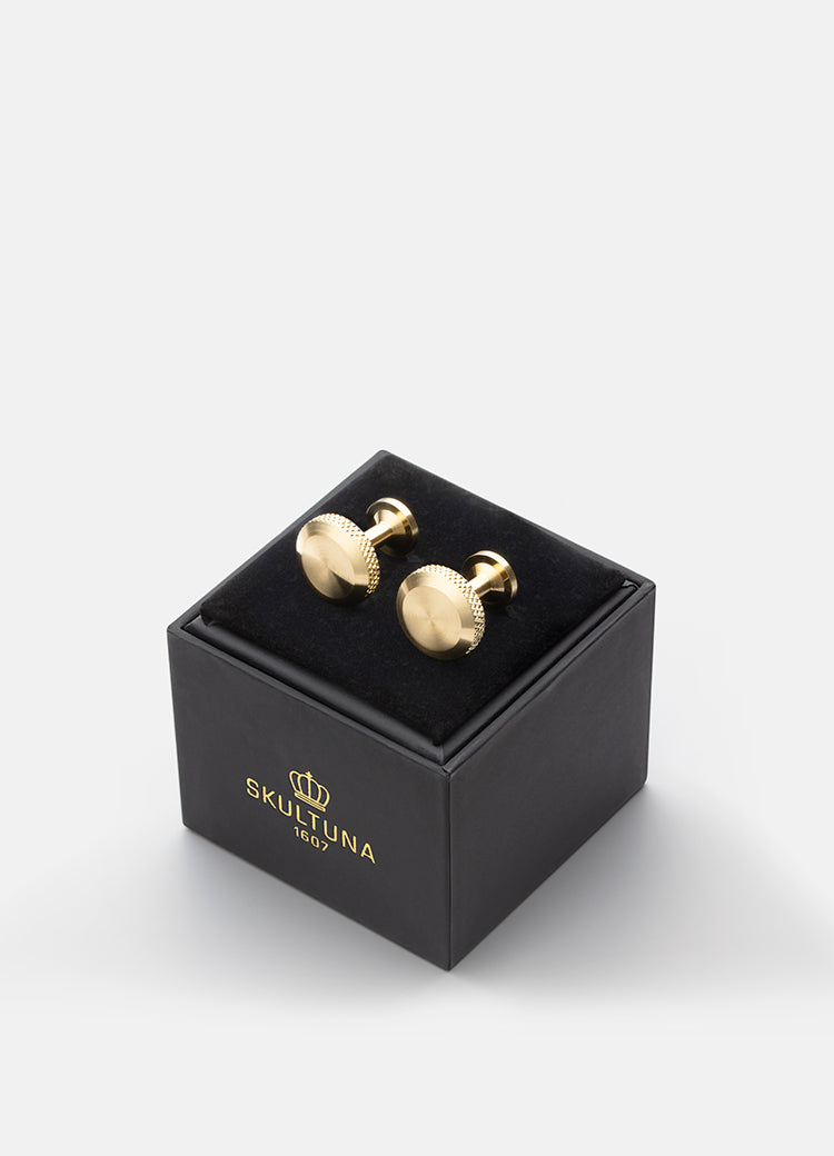 Cufflinks | Icon | Model 8 | Matte Gold - STOCKHOLM 