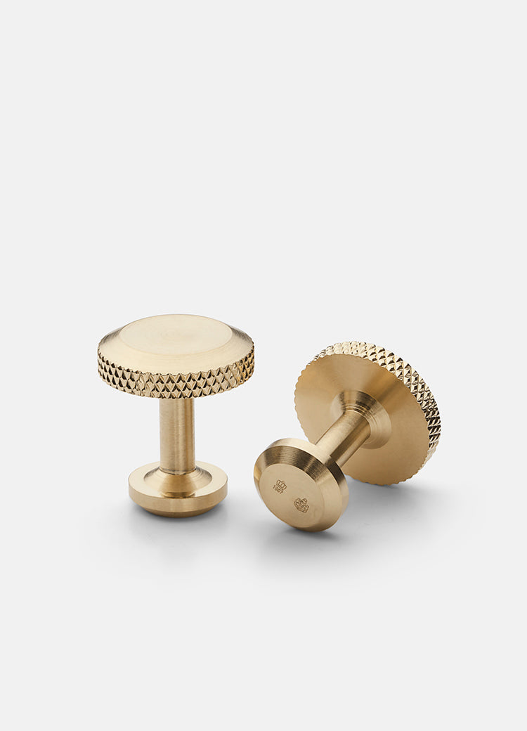 Cufflinks | Icon | Model 8 | Matte Gold - STOCKHOLM 