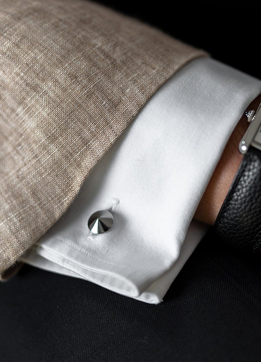 Cufflinks | Icon | Model X | Stainless Steel - STOCKHOLM 