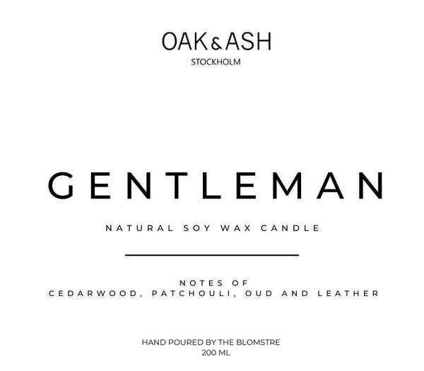 Gentleman | Natural Soy Wax Candle | Vegan