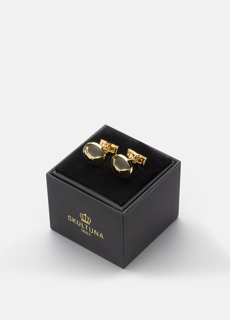 Cufflinks | The Hunter | Gold & Green | The Pheasant - STOCKHOLM 