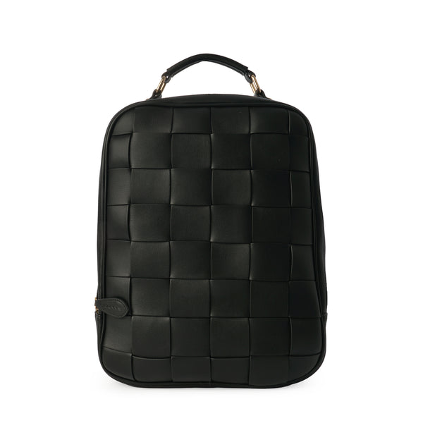 Backpack | Ravenna | Braided Strap | Black | Vegan