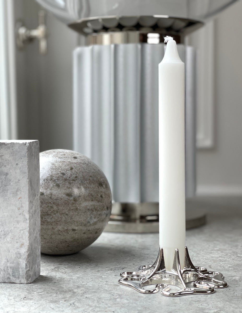 Candlestick | The Skultuna Rose | Silver
